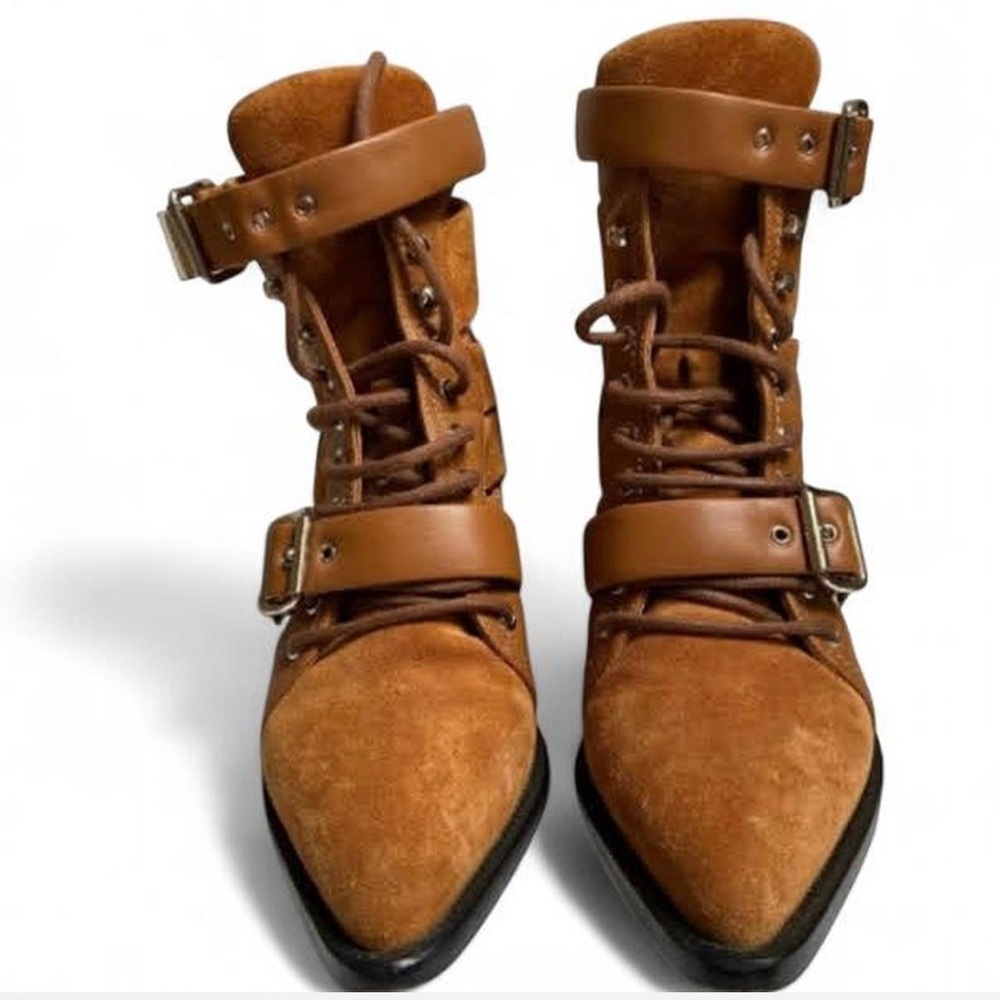 Chloe “Rylee” Suede Ankle Boots